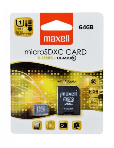 Card micro SDHC 64GB clasa... - Tik.ro