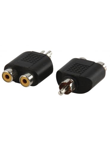 Adaptor RCA tata - 2 x RCA... - Tik.ro