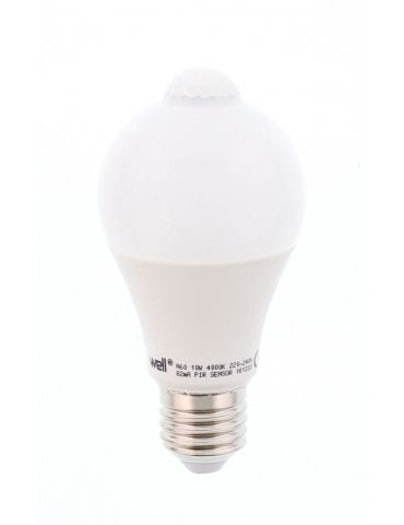 Bec LED cu senzor PIR A60... - Tik.ro