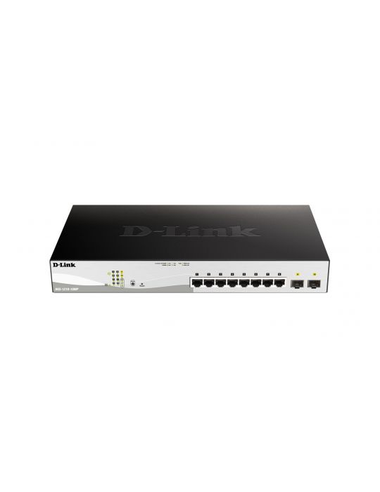 D-Link DGS-1210-10MP switch-uri Gestionate L2 L3 Gigabit Ethernet (10 100 1000) Power over Ethernet (PoE) Suport Negru