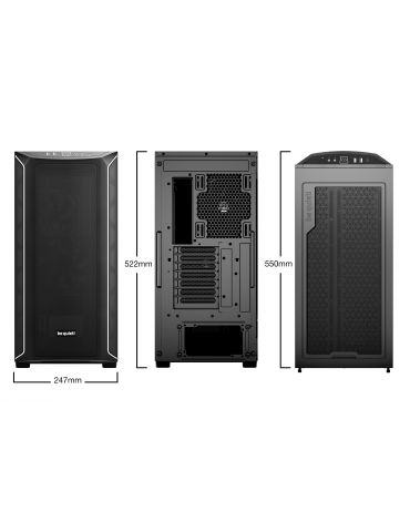 be quiet! Shadow Base 800 DX Black Midi Tower Negru