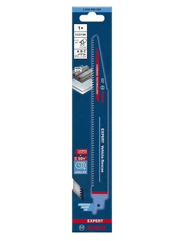 Bosch 2 608 900 380 lamă pentru fierestrău mecanic, fierăstrău de traforaj fierăstrău sabie Lamă ferăstrău mecanic Oțel cu