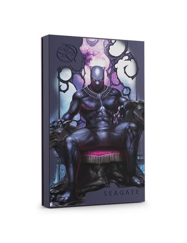 Seagate FireCuda King of Wakanda Special Edition hard-disk-uri externe 2 TB Multicolor - Tik.ro