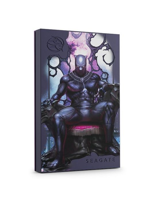 Seagate FireCuda King of Wakanda Special Edition hard-disk-uri externe 2 TB Multicolor