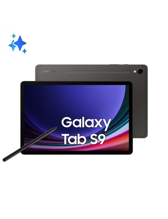 Samsung Galaxy Tab S9 SM-X710N Qualcomm Snapdragon 128 Giga Bites 27,9 cm (11") 8 Giga Bites Wi-Fi 6 (802.11ax) Android 13
