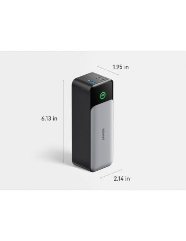 Anker 737 24000 mAh Negru, Argint