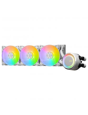 MSI MAG CORELIQUID E360 WHITE sistem răcire computer Placă de bază, Procesor Kit lichid de răcire 12 cm Alb
