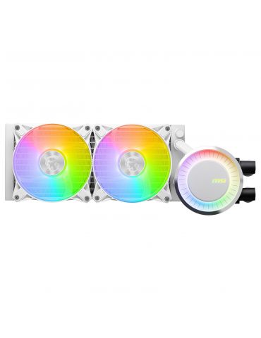 MSI MAG CORELIQUID E240 WHITE sistem răcire computer Placă de bază, Procesor Kit lichid de răcire 12 cm Alb - Tik.ro