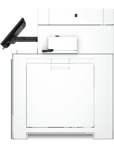 HP Color LaserJet Enterprise Imprimantă MFP 5800f, Imprimare,copiere,scanare,fax, Alimentator automat de documente tăvi