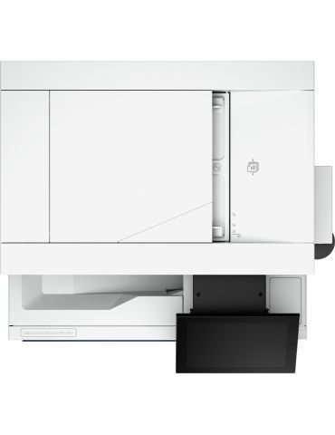 HP Color LaserJet Enterprise Imprimantă MFP 5800f, Imprimare,copiere,scanare,fax, Alimentator automat de documente tăvi