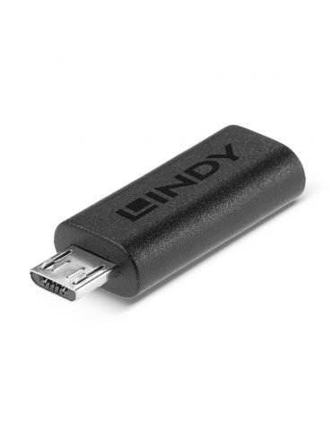 Lindy 41903 adaptor mufă cablu USB Type C USB Type Micro-B Negru - Tik.ro