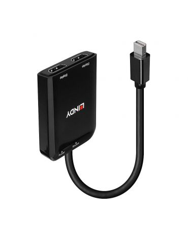 Lindy 38432 hub-uri de interfață Mini DisplayPort 21600 Mbit s Negru - Tik.ro