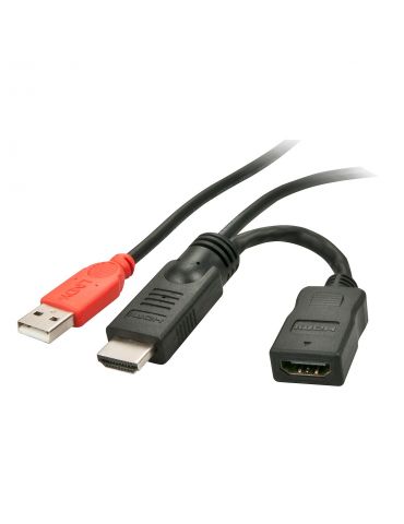 Lindy 41080 adaptor grafic USB Negru, Roşu - Tik.ro