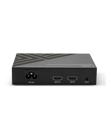 Lindy 38225 repetoare audio video Emițător AV Negru