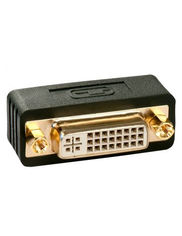 Lindy 41098 adaptor mufă cablu DVI-I DVI-D Negru