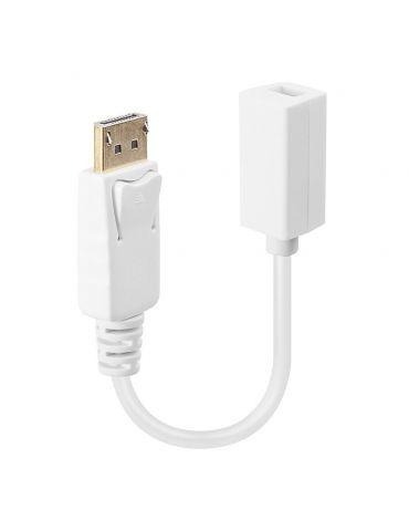 Lindy 41060 adaptor pentru cabluri video 0,15 m DisplayPort Mini DisplayPort Alb - Tik.ro