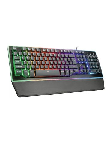 Trust GXT 860 Thura tastaturi USB QWERTY Englez Negru