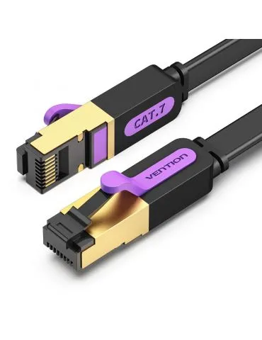 Vention ICABG cabluri de rețea Negru 1,5 m Cat7 - Tik.ro
