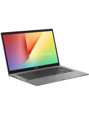 Notebook asus  14.0 inch ryzen 5 4500u 8 gb ddr4 ssd 512 gb amd radeon graphics fara sistem de operare a-m433ia-eb202 (include t