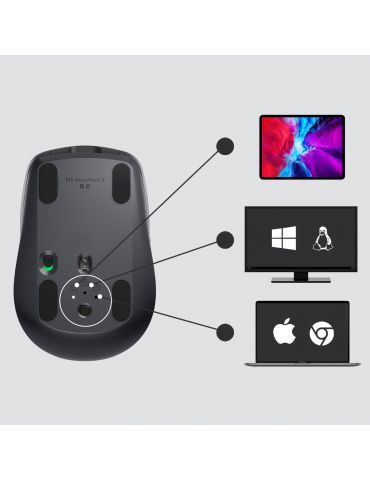Logitech Anywhere 3 for Business mouse-uri Mâna dreaptă Bluetooth Cu laser 4000 DPI