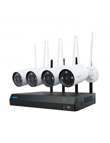 Reolink NVS12-8MB4W kituri pentru supraveghere video Prin cablu & Wireless 12 canale - Tik.ro