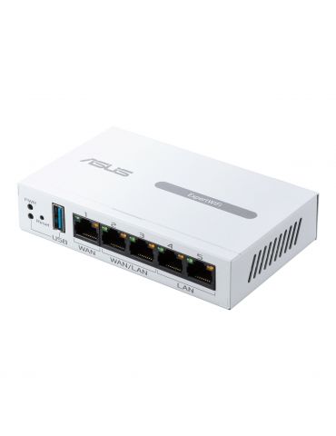 ASUS ExpertWiFi EBG15 router cu fir Gigabit Ethernet Alb - Tik.ro