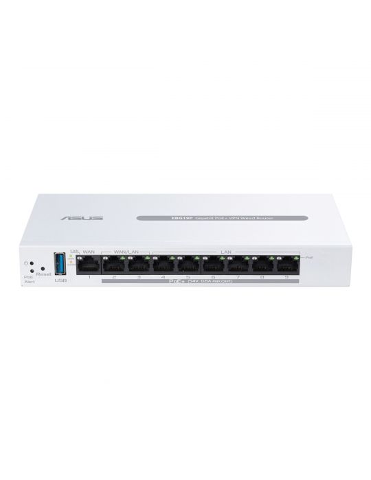 ASUS ExpertWiFi EBG19P router cu fir Gigabit Ethernet Alb