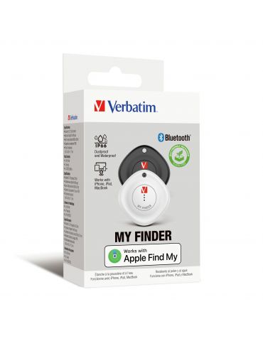 Verbatim My Finder Personal Dispozitiv de identificare Negru, Alb - Tik.ro