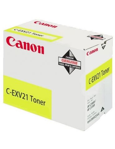 Canon C-EXV21 cartuș toner 1 buc. Original Galben - Tik.ro