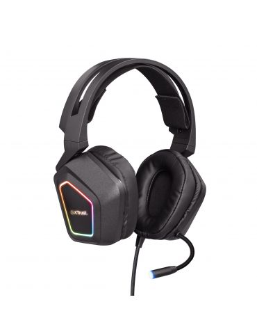 Trust GXT 450 Blizz RGB 7.1 Surround Căști Prin cablu Bandă de fixare pe cap Gaming USB Tip-A Negru - Tik.ro