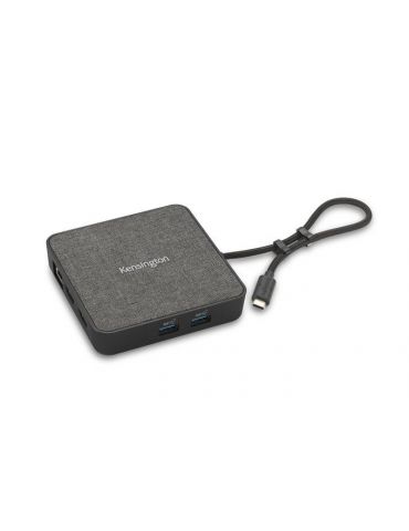Kensington K32850WW stații de andocare și replicatoare de porturi pentru calculatoare portabile Prin cablu USB4 Negru