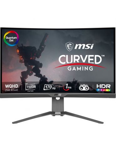 MSI MAG 275CQRF QD monitoare LCD 68,6 cm (27") 2560 x 1440 Pixel Wide Quad HD Negru - Tik.ro
