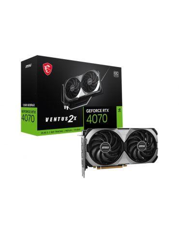 MSI VENTUS GeForce RTX 4070 2X E 12G OC NVIDIA 12 Giga Bites GDDR6X - Tik.ro