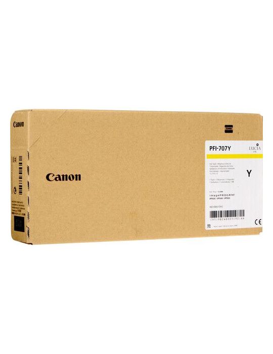 Canon PFI-707Y cartușe cu cerneală Original Galben