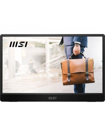 MSI Pro MP161 E2 Monitor portabil Negru 39,6 cm (15.6") LED 1920 x 1080 Pixel - Tik.ro