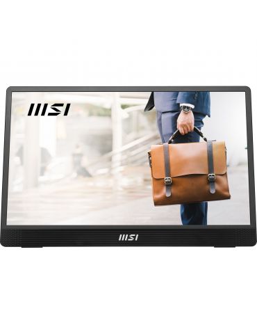 MSI Pro MP161 E2 Monitor portabil Negru 39,6 cm (15.6") LED 1920 x 1080 Pixel