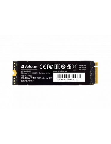 Verbatim Vi7000G M.2 1 TB PCI Express 4.0 NVMe