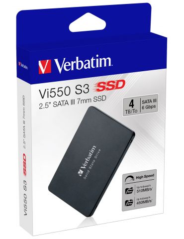 Verbatim Vi550 S3 2.5" 4 TB ATA III Serial 3D NAND - Tik.ro