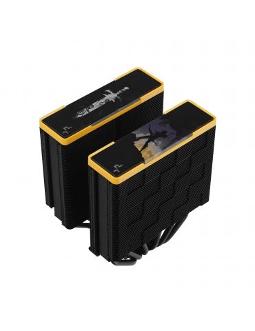 DeepCool AK620 Zero Dark Zoria Procesor Răcitor de aer 12 cm Negru, Galben 1 buc.
