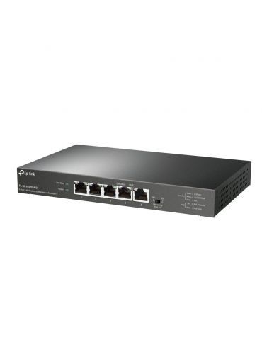 TP-Link TL-SG105PP-M2 switch-uri Fara management Gigabit Ethernet (10 100 1000) Power over Ethernet (PoE) Suport Negru