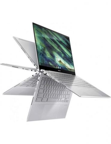 Laptop 2-in-1 Asus ChromeBook Flip C436FA-E10511, i5-10210U,14",RAM 8GB,SSD 128GB,Intel UHD Graphics,Chrome OS,Silver Asus - 1