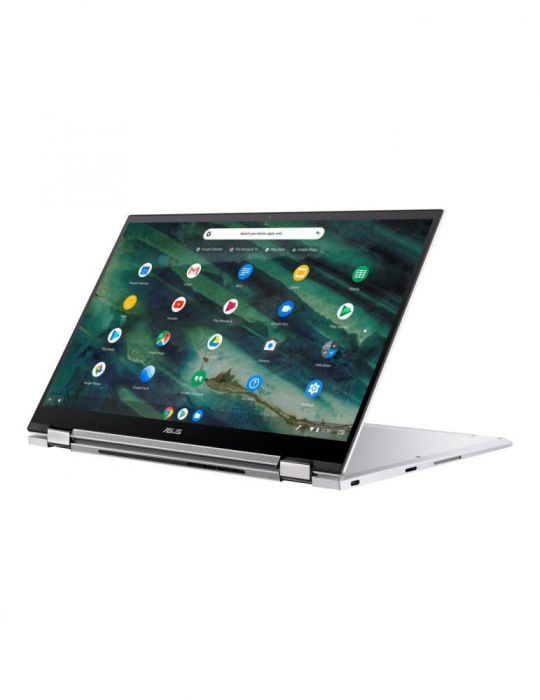 Laptop 2-in-1 Asus ChromeBook Flip C436FA-E10511, i5-10210U,14",RAM 8GB,SSD 128GB,Intel UHD Graphics,Chrome OS,Silver Asus - 1