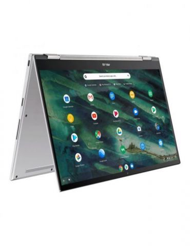 Laptop 2-in-1 Asus ChromeBook Flip C436FA-E10511, i5-10210U,14",RAM 8GB,SSD 128GB,Intel UHD Graphics,Chrome OS,Silver Asus - 1