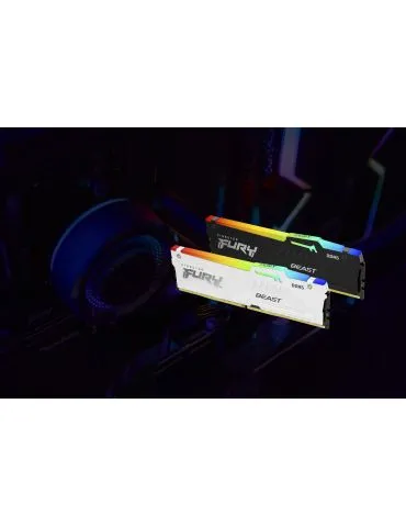 Kingston Technology FURY Beast RGB module de memorie 64 Giga Bites 2 x 32 Giga Bites DDR5 CCE
