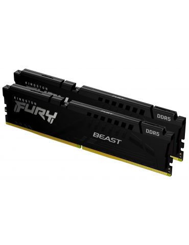 Kingston Technology FURY Beast module de memorie 64 Giga Bites 2 x 32 Giga Bites DDR5 - Tik.ro