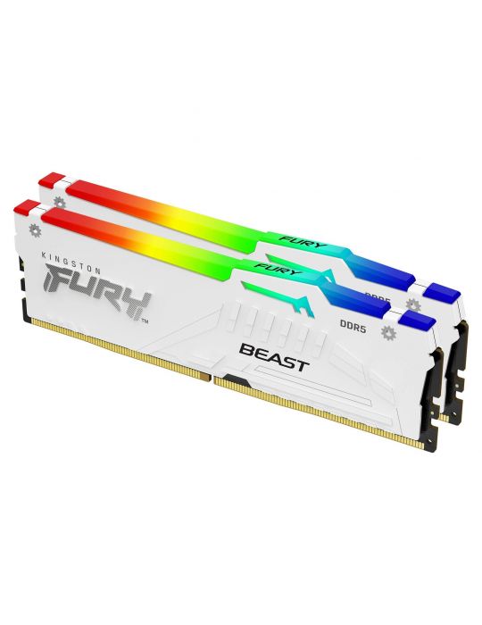 Kingston Technology FURY Beast RGB module de memorie 32 Giga Bites 2 x 16 Giga Bites DDR5 CCE