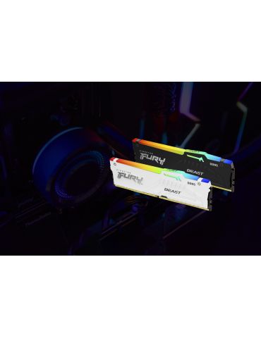 Kingston Technology FURY Beast RGB module de memorie 32 Giga Bites 1 x 32 Giga Bites DDR5 CCE