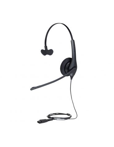 Jabra Biz 1500 Mono Căști Prin cablu Bandă de fixare pe cap Birou Call center Bluetooth Negru - Tik.ro
