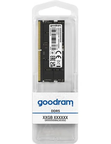 Goodram 16GB DDR5 5600MHz CL40 SR SODIMM module de memorie 16 Giga Bites 1 x 16 Giga Bites 56000 MHz - Tik.ro