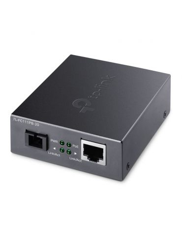 TP-Link TL-FC111PB-20 convertoare media pentru rețea 100 Mbit s Negru - Tik.ro
